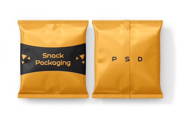 PSD snackbeutel-modell