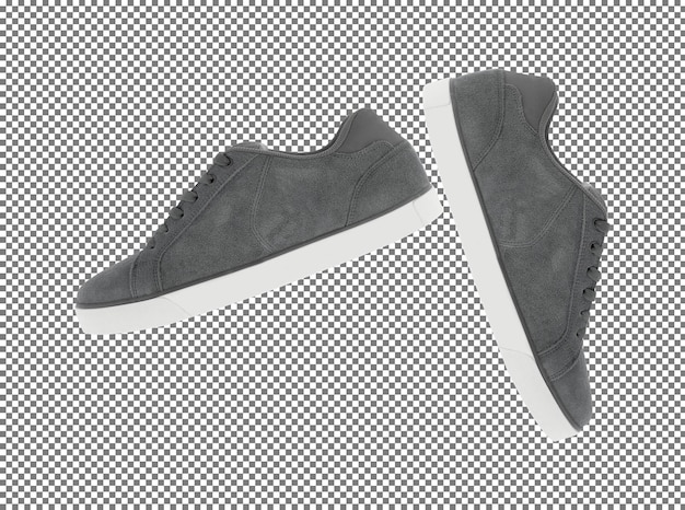 Sneakers auf weißem Hintergrund