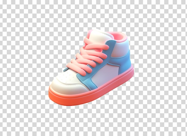 Sneakers em isolado em fundo png transparente