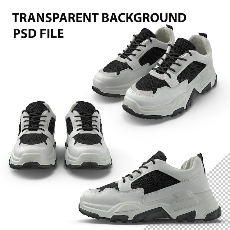 PSD sneakers féminins png