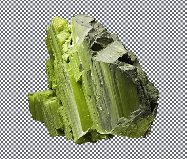 So Elegant Epidote isolated on transparent background