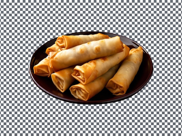 so lecker Fangen Sie eine Mundrolle isoliert auf transparentem Hintergrund ein