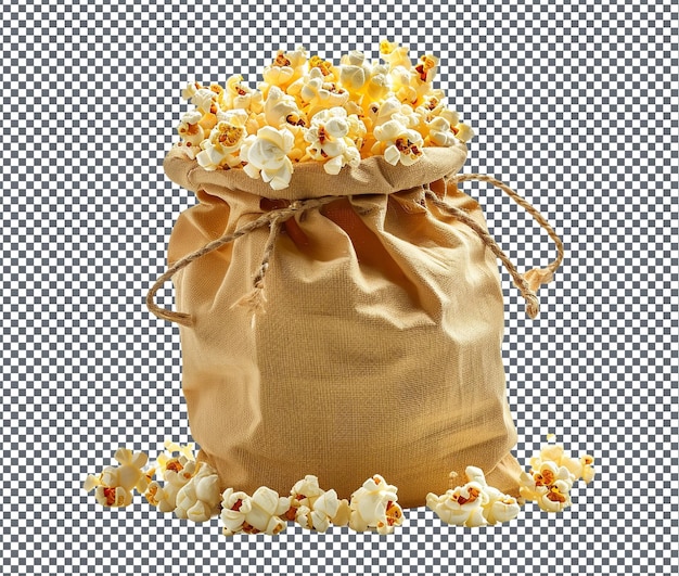 So lecker Popcorn isoliert auf transparentem Hintergrund