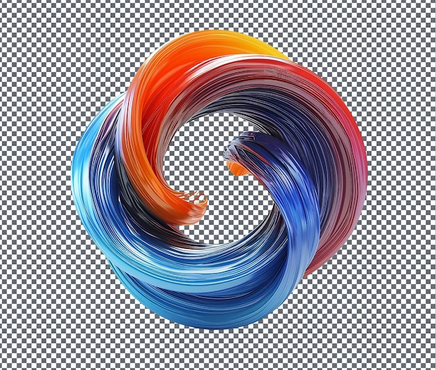 So Pretty Abstract Art Whirlwind isolated on transparent background
