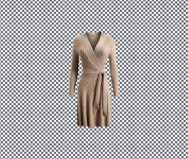 So schön Wrap Sweater isoliert auf durchsichtigem Hintergrund