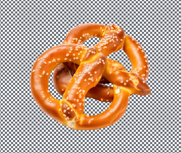 PSD so süße pretzels auf durchsichtigem hintergrund