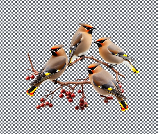 So süße Wachsflügel, isoliert auf durchsichtigem Hintergrund