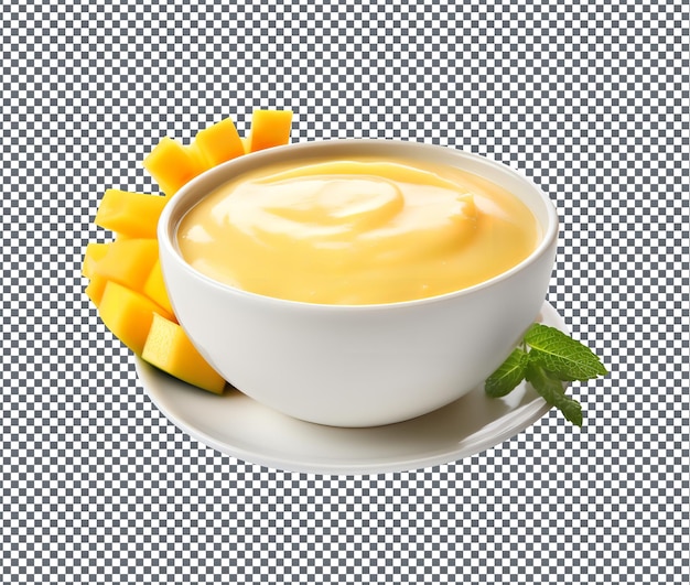 So sweet Mango Pudding Meng isolated on transparent background