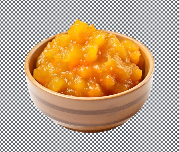 PSD so yummy mango chutney isolé sur fond transparent