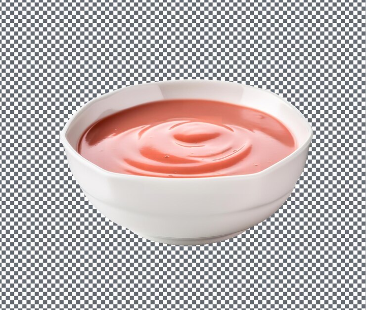 PSD so yummy neapolitan sauce isolated on transparent background