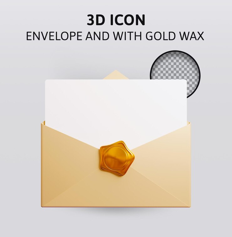PSD sobre y con ilustración de renderizado 3d de cera dorada