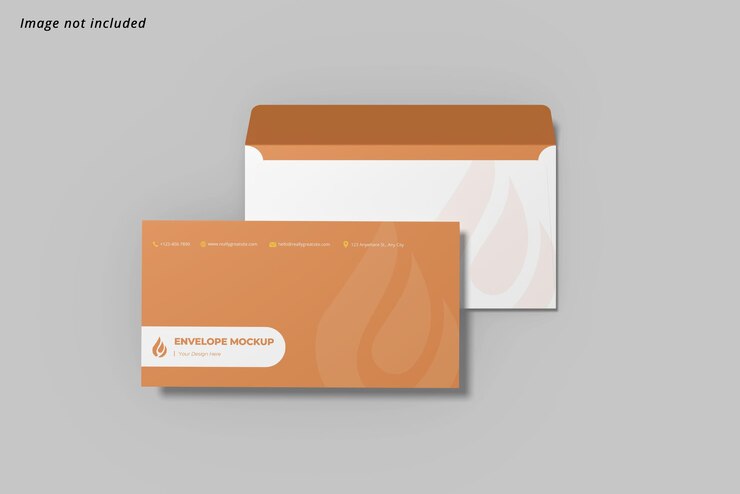 PSD sobre, mockup