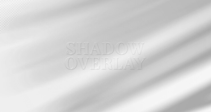 PSD sobreposição de sombra de luz natural turva na maquete de apresentação de fundo abstrato de textura de papel de parede