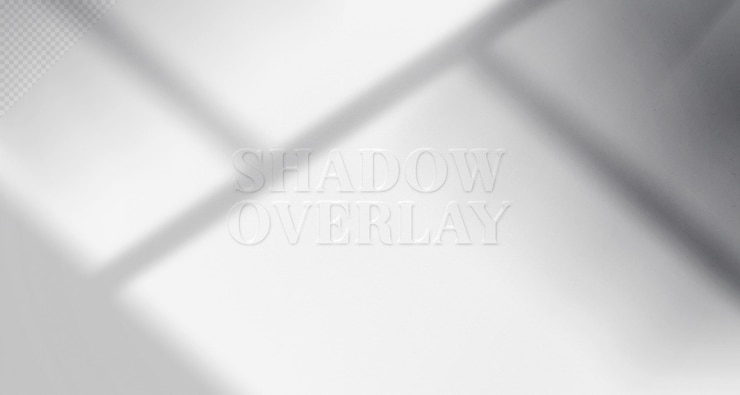 PSD sobreposição de sombras de luz natural desfocada na textura do papel de parede modelo de apresentação de fundo abstrato