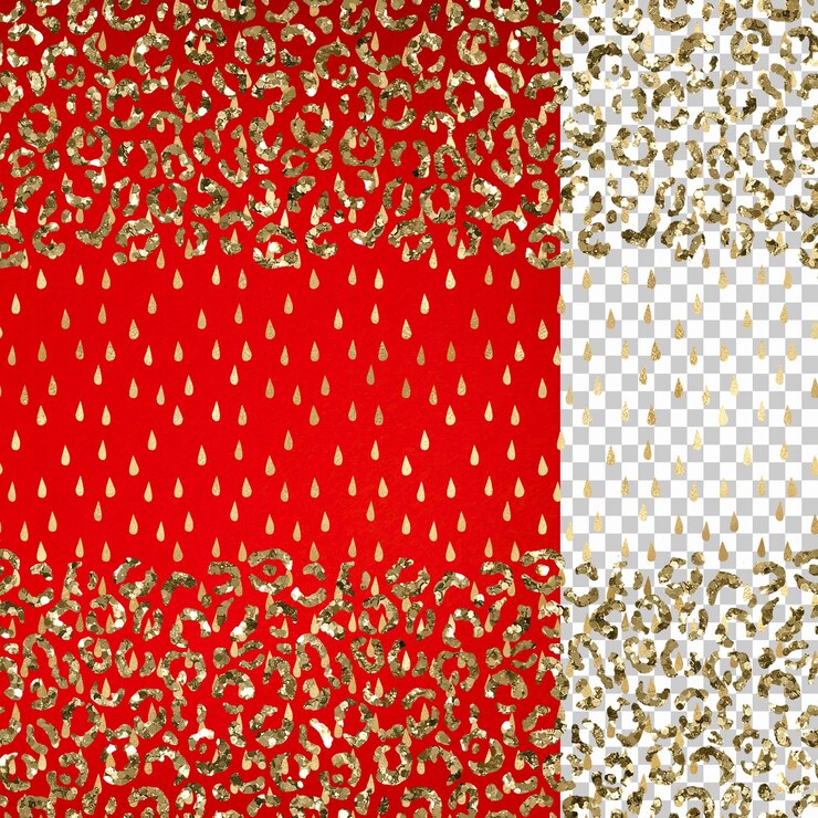 PSD sobreposições de padrão dourado com brilho de papel digital com brilho sem costura fundo de brilho