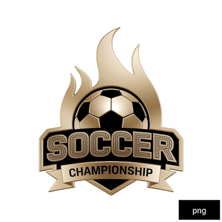 PSD soccer championship badge in gold