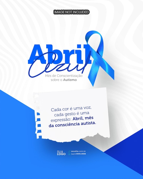 Social Media Abril Azul Apoie essa campaña