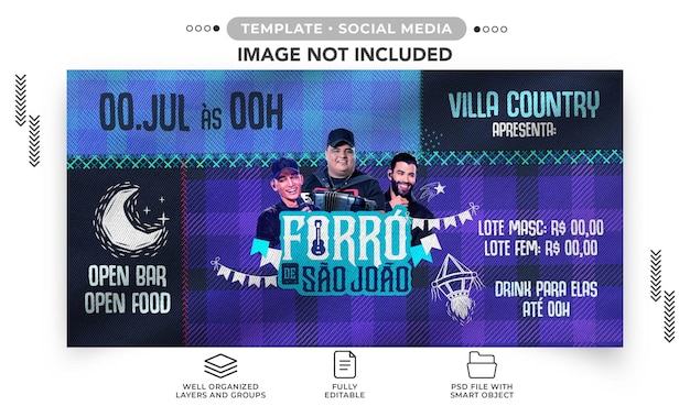 Social-Media-Banner Forro de sao joao