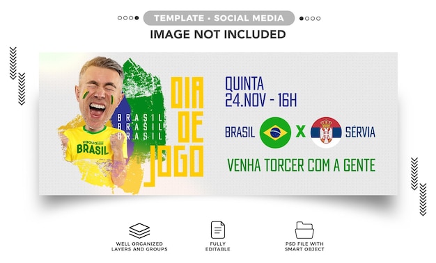 Social-Media-Banner-Weltmeisterschaft geht nach Brasilien