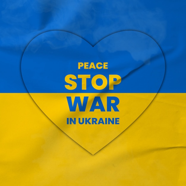 Social-media-beiträge stoppen den krieg in der ukraine und in russland