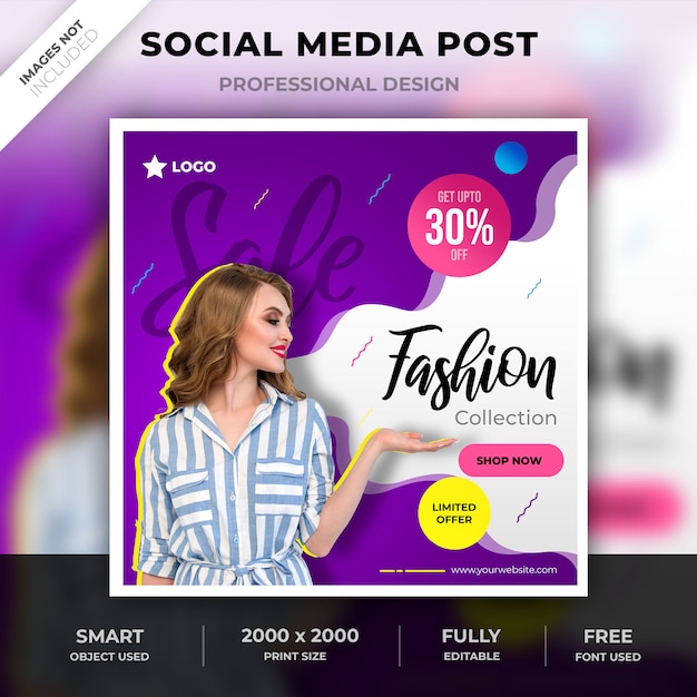 Social-Media-Beitrag für Marketing