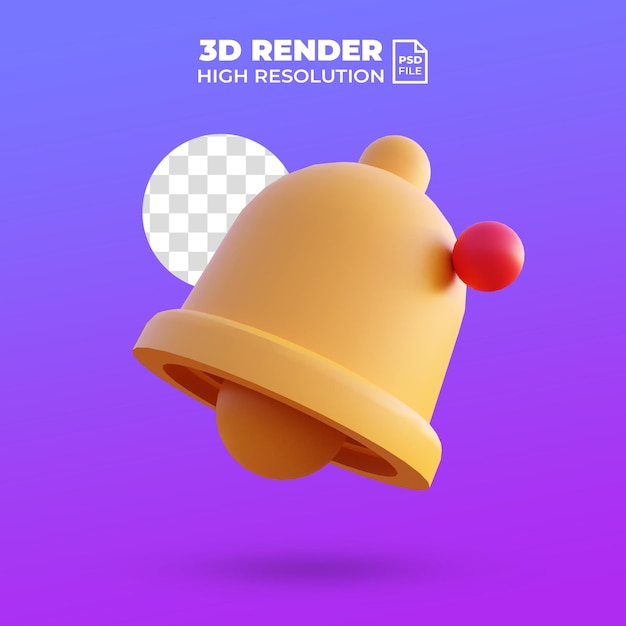 Social media benachrichtigung symbol abbildung 3d-render perspektivische ansicht isoliert