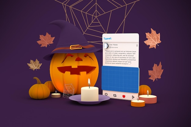 Social media di Halloween