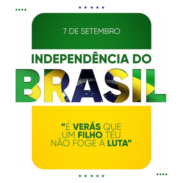 PSD social-media-feed instagram 7. september in brasilien