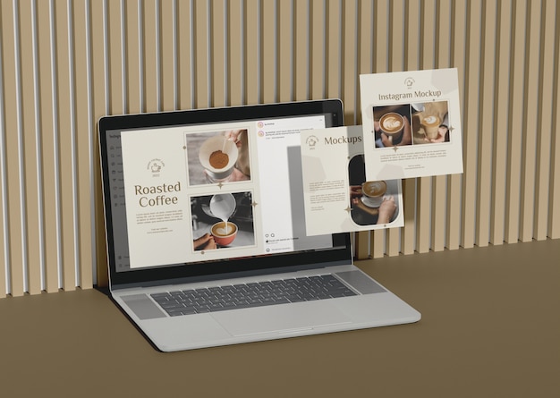 Social-Media-Gerät-Mockup-Design.