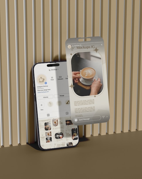 Social-Media-Gerät-Mockup-Design.