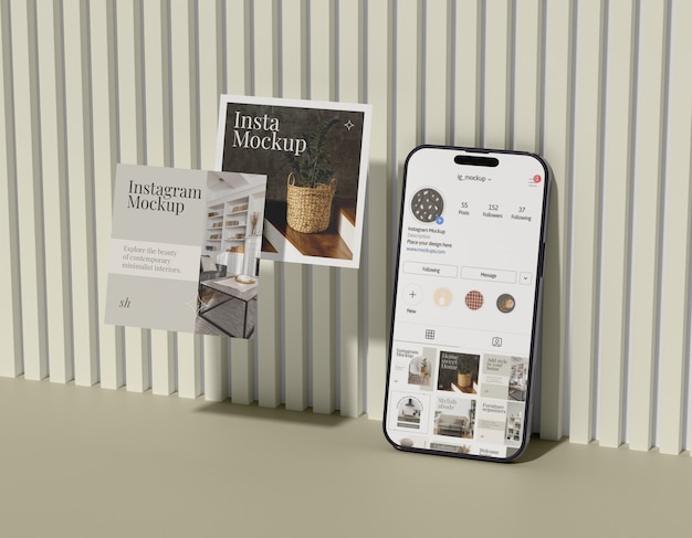 Social-Media-Gerät-Mockup-Design.