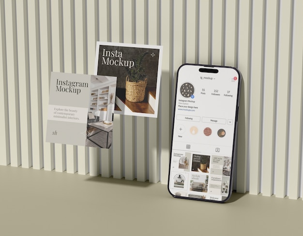 Social-media-gerät-mockup-design.