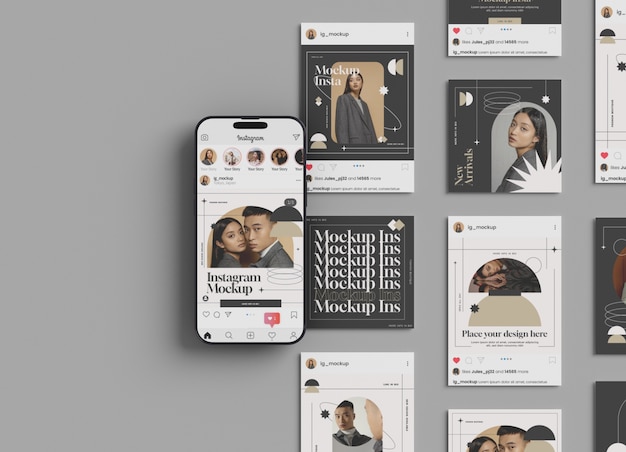 Social-Media-Gerät-Mockup-Design.