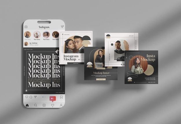 Social-Media-Gerät-Mockup-Design.