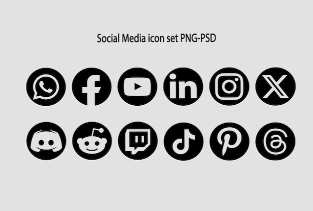 Social Media Icon Set free