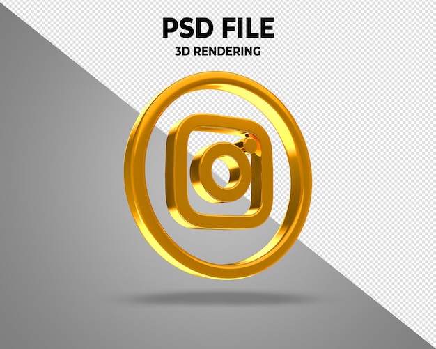 PSD social media icons logos in modernem 3d