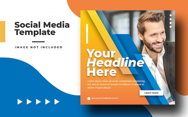 PSD social media instagram feed post banner