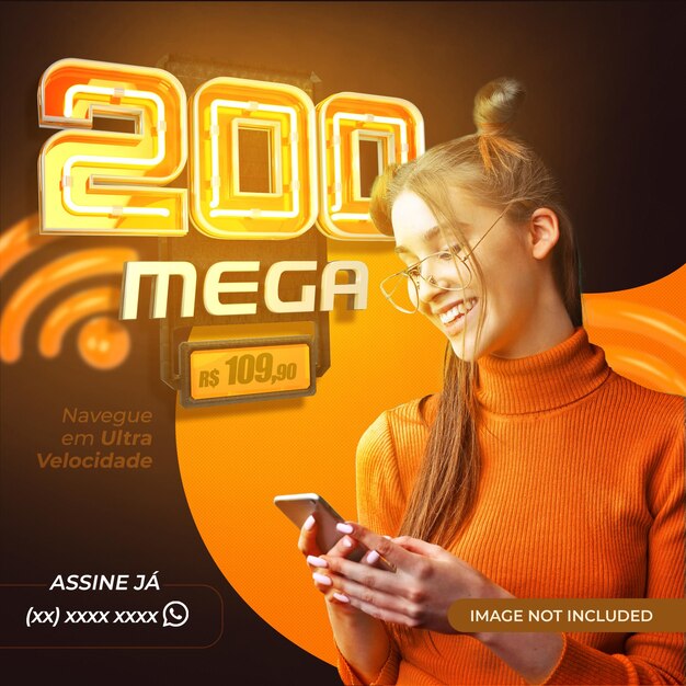 PSD social-media-internet 200 mega