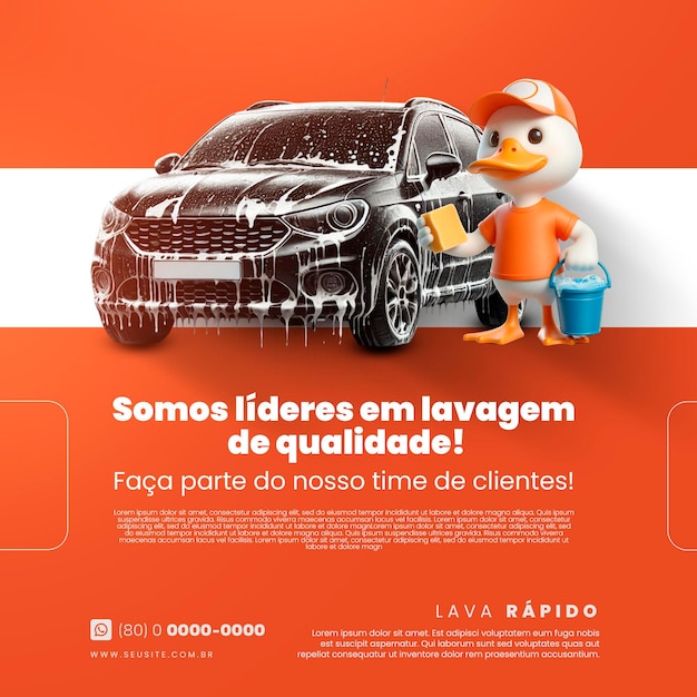 social media para lava rpido social media per il lavaggio auto
