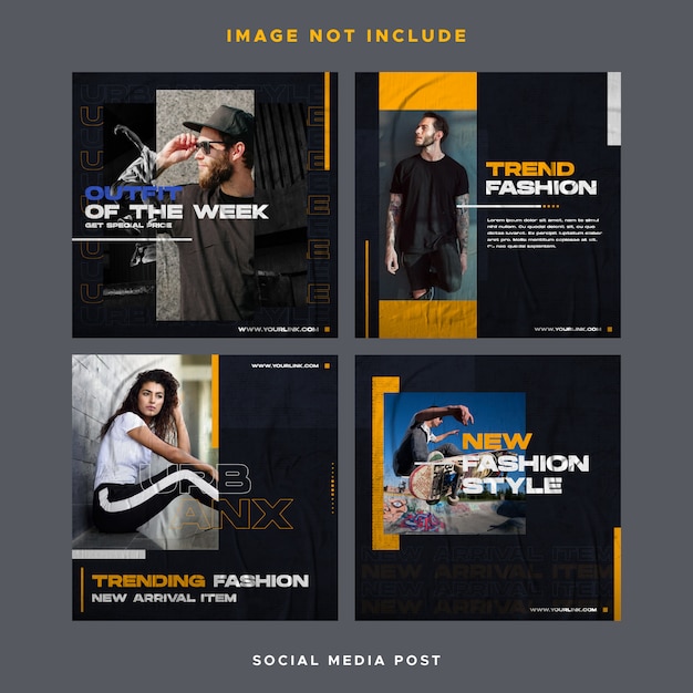 Social media post design instagram