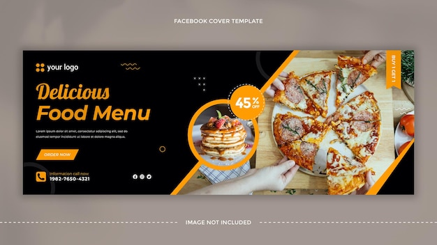 Social-Media-Post-Template-Design für Restaurants
