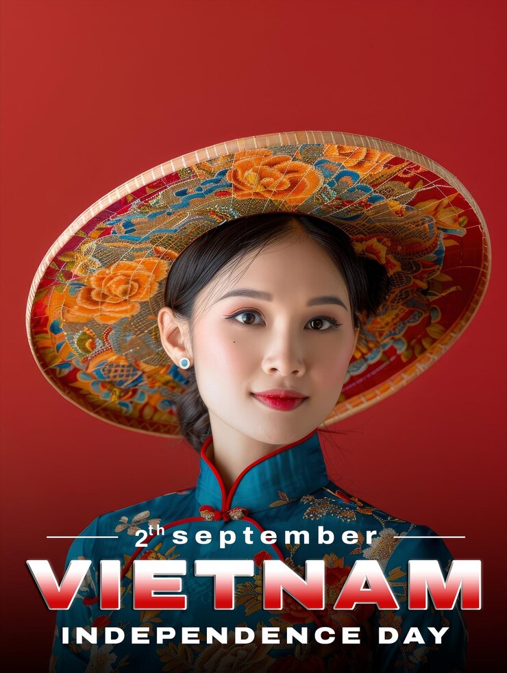 PSD social media poster on vietnam independence day
