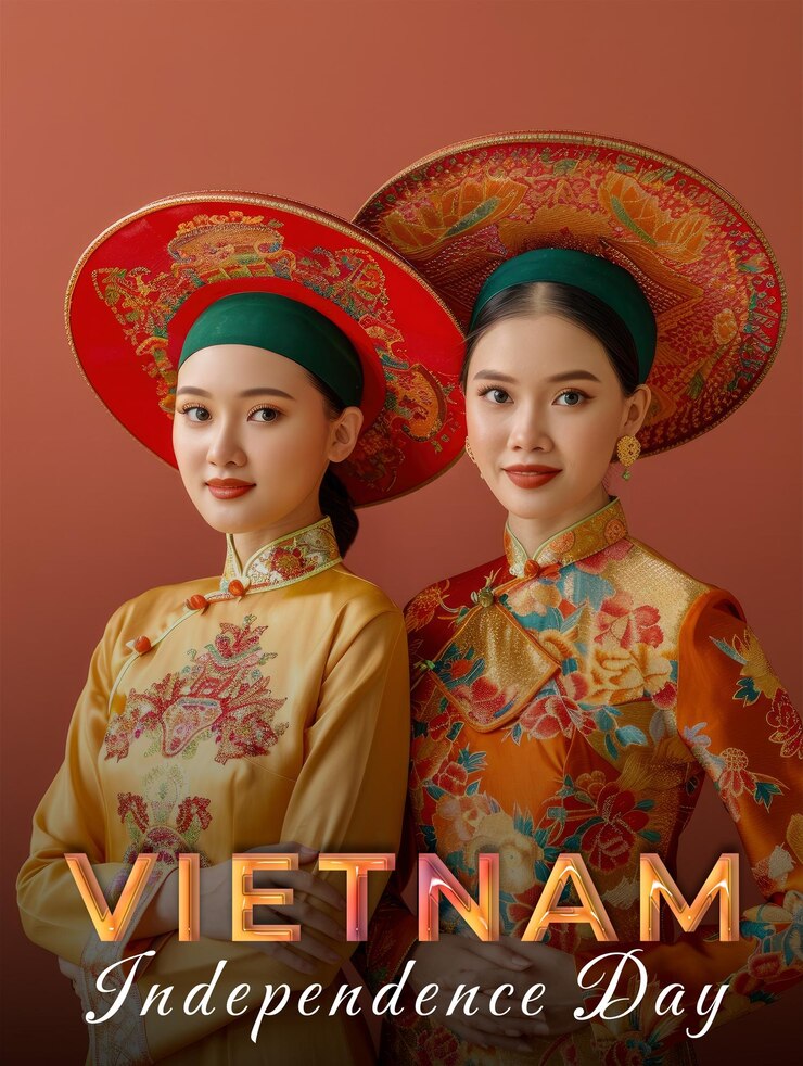 PSD social media poster on vietnam independence day