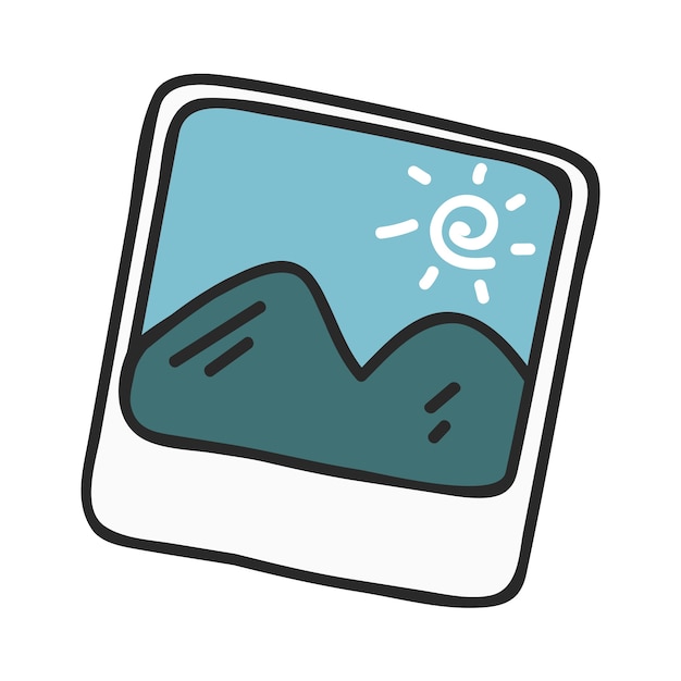 Social-Media-Sticker-Illustration isoliert