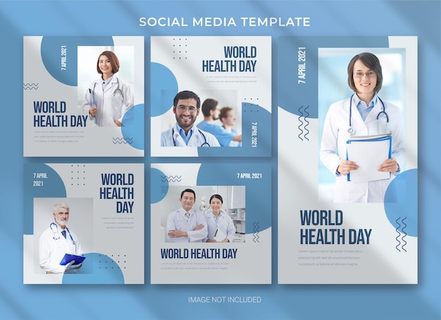 Social-Media-Vorlage zum Weltgesundheitstag