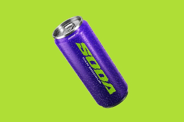 soda can mockups
