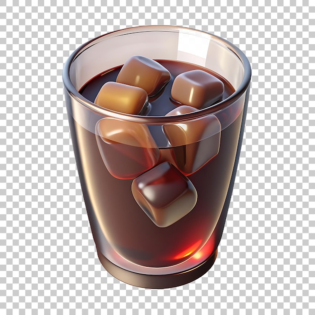 PSD soda drink fast food icono png 3d con fondo transparente interfaz de usuario del sitio web