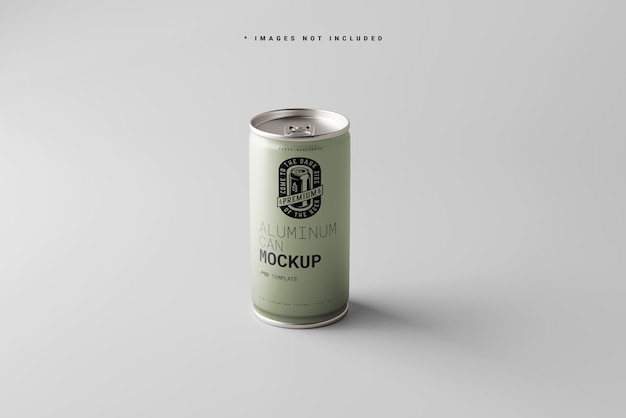 Soda oder bier kann mockup