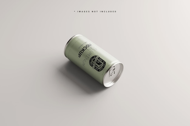 Soda oder Bier kann Mockup