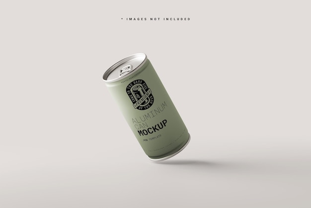 Soda oder Bier kann Mockup